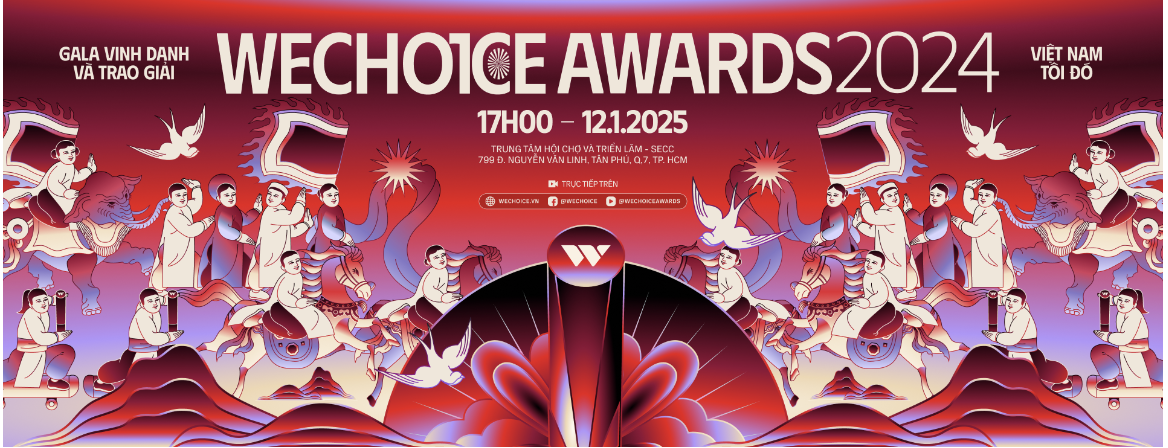Sân khấu đêm Gala vinh danh và trao giải WeChoice Awards 2024 đã chính thức được diễn ra vào đêm 12/1 trong sự trông đợi của đông đảo khán giả.